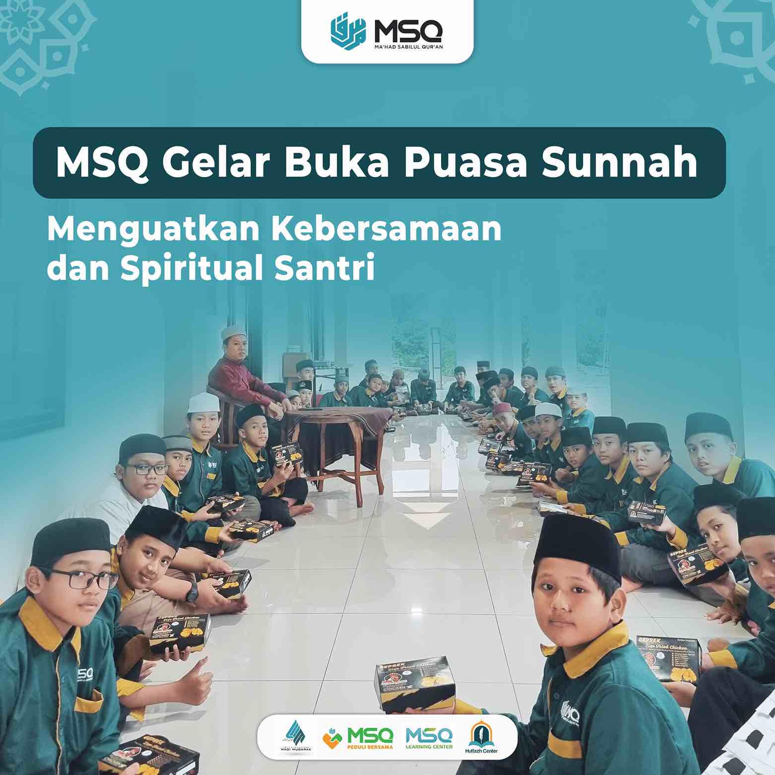 Msq MSQ Gelar Buka Puasa Sunnah: Menguatkan Kebersamaan dan Spiritual Santri