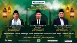 Ustadz Agus Fadilla Sandi Juara 1 Da’i Champions Standardisasi MUI 2025