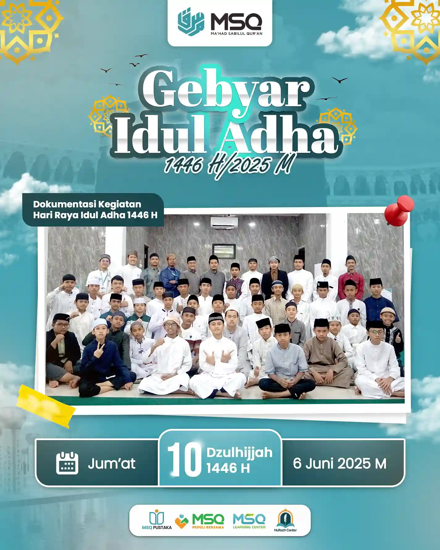 Shalat Idul adha dan Kurban 1446 H di MSQ Berlangsung Khidmat dan Penuh Makna