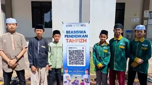Program Beasiswa Orang Tua Asuh MSQ untuk mendukung pendidikan santri yatim dan dhuafa agar tetap bisa belajar dan menghafal Al-Qur’an.