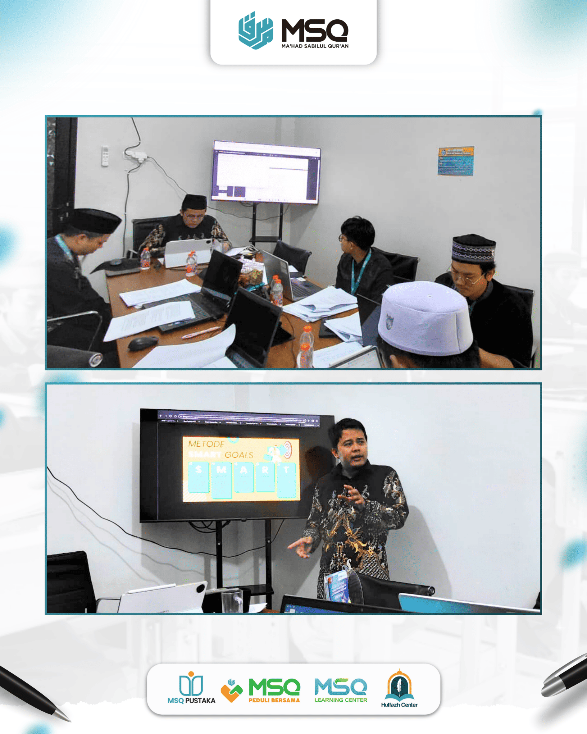 Ma’had Sabilul Qur’an (MSQ) menegaskan komitmennya untuk meningkatkan mutu dan profesionalisme pengelolaan lembaga dengan menargetkan perolehan ISO Educational Organization Management System (EOMS). Komitmen ini disampaikan dalam Rapat Kerja MSQ yang dilaksanakan pada Selasa, 9 Desember 2025, bersama jajaran pimpinan dan para kepala divisi.