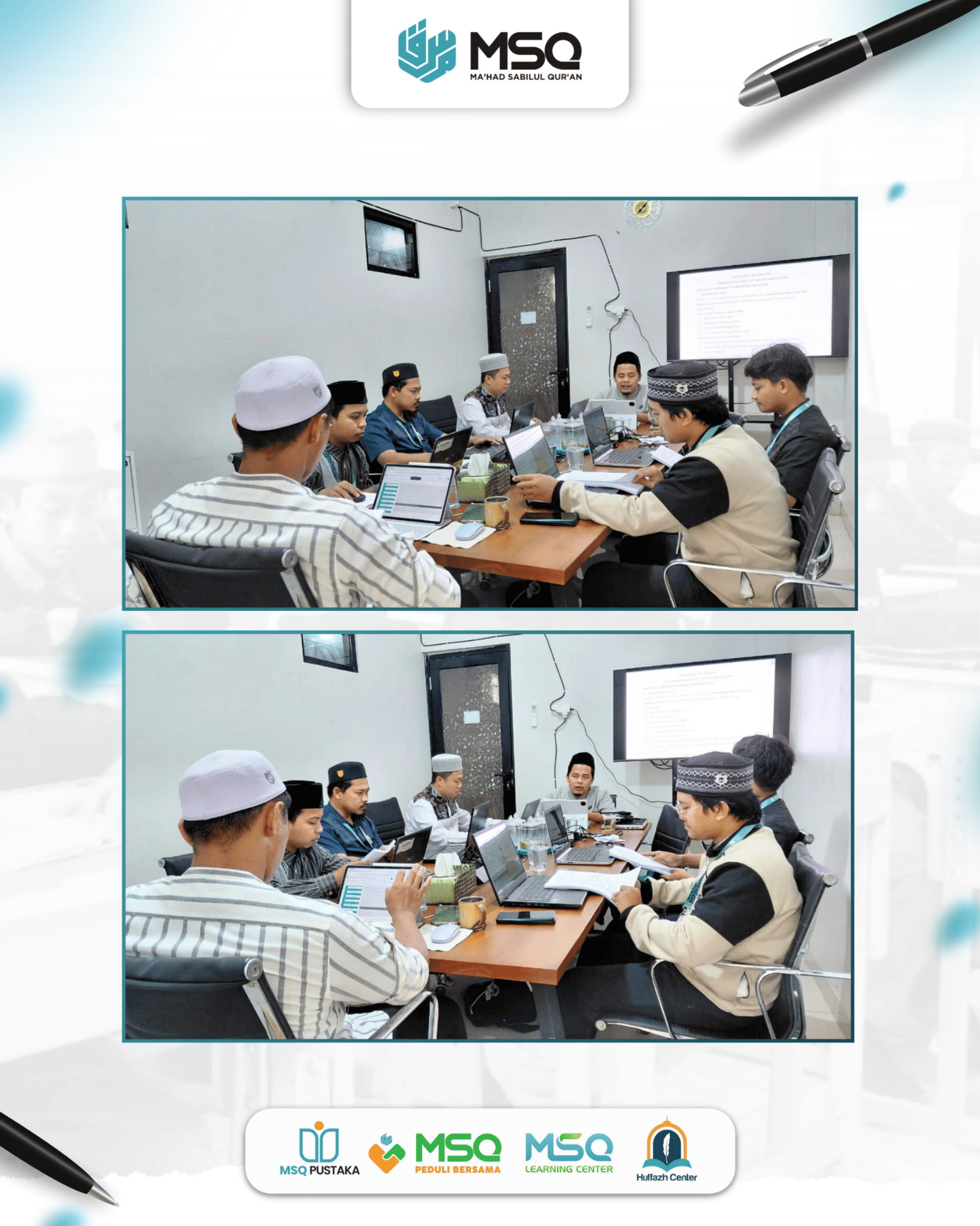 Ma’had Sabilul Qur’an (MSQ) menegaskan komitmennya untuk meningkatkan mutu dan profesionalisme pengelolaan lembaga dengan menargetkan perolehan ISO Educational Organization Management System (EOMS). Komitmen ini disampaikan dalam Rapat Kerja MSQ yang dilaksanakan pada Selasa, 9 Desember 2025, bersama jajaran pimpinan dan para kepala divisi.