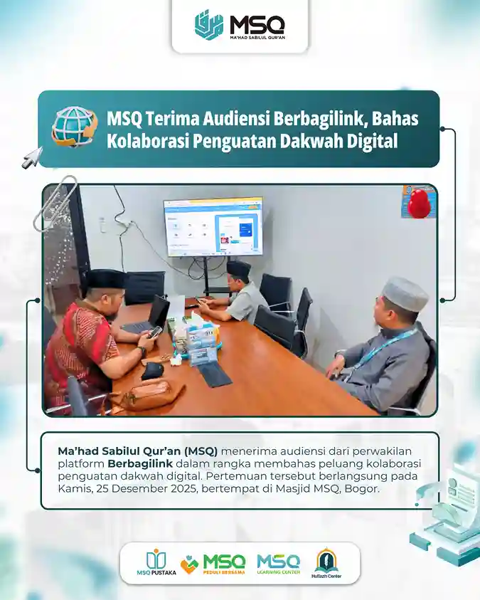MSQ Terima Audiensi Berbagilink, Bahas Kolaborasi Penguatan Dakwah Digital