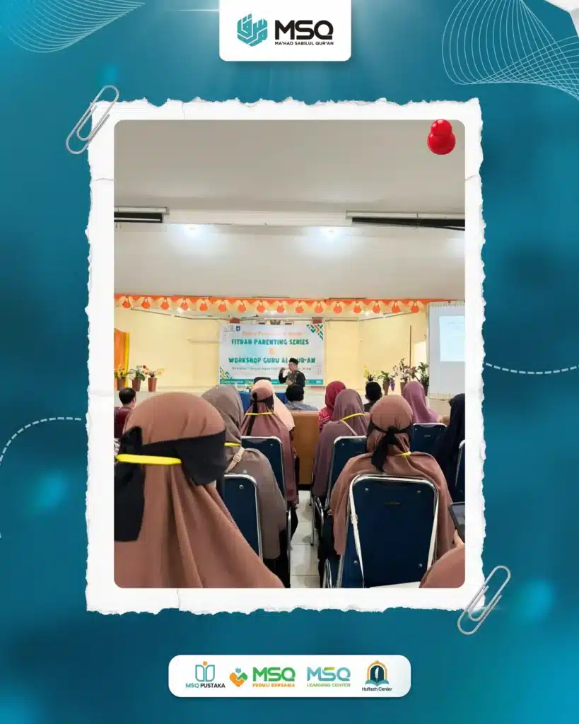 Foto: Suasana Training Pendidikan Guru bertema kriteria guru teladan dalam mendidik generasi Qur’ani yang digelar oleh Ma’had Sabilul Qur’an (MSQ) bersama Salsabila Quranic Center di Graha Aparatur Pemkab Bangka Barat, Sabtu (27/12/2025). (Dok. SQC)