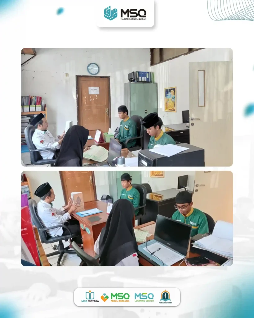 Asesmen Tahfizh santri tahun ke 3 di kemenag kab bogor