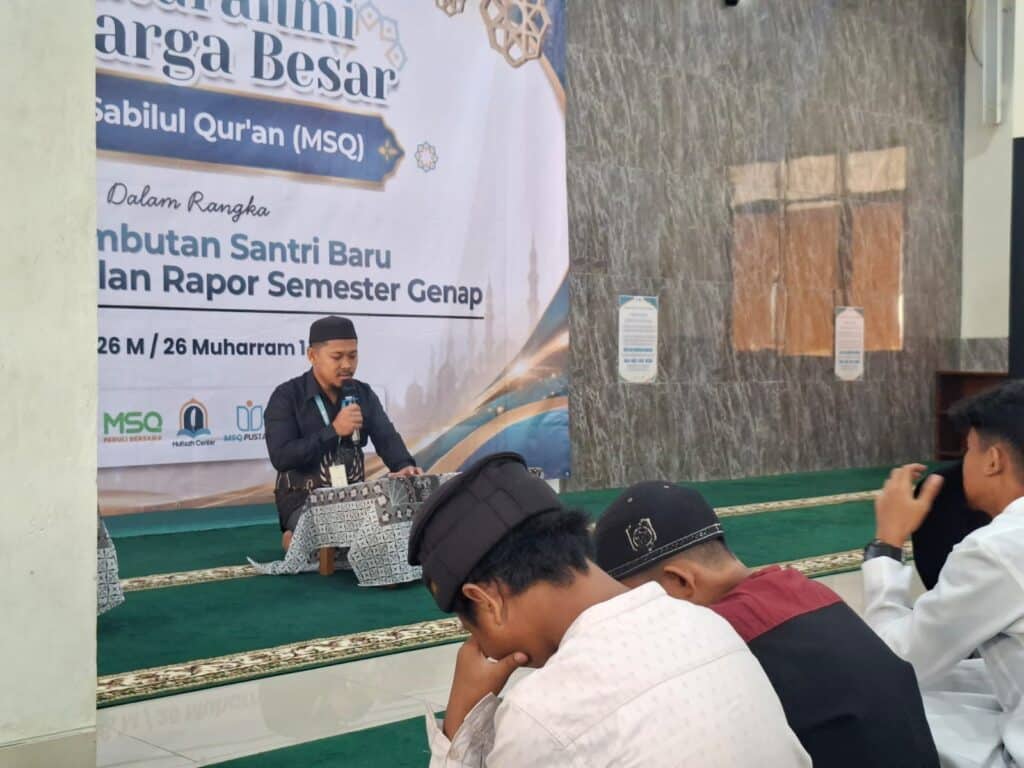 Sambutan Ketua Panitia Sistem Penerimaan Santri Baru (SPMB) 2026/2027 oleh Ustadz Nurohman, hafizhahullah