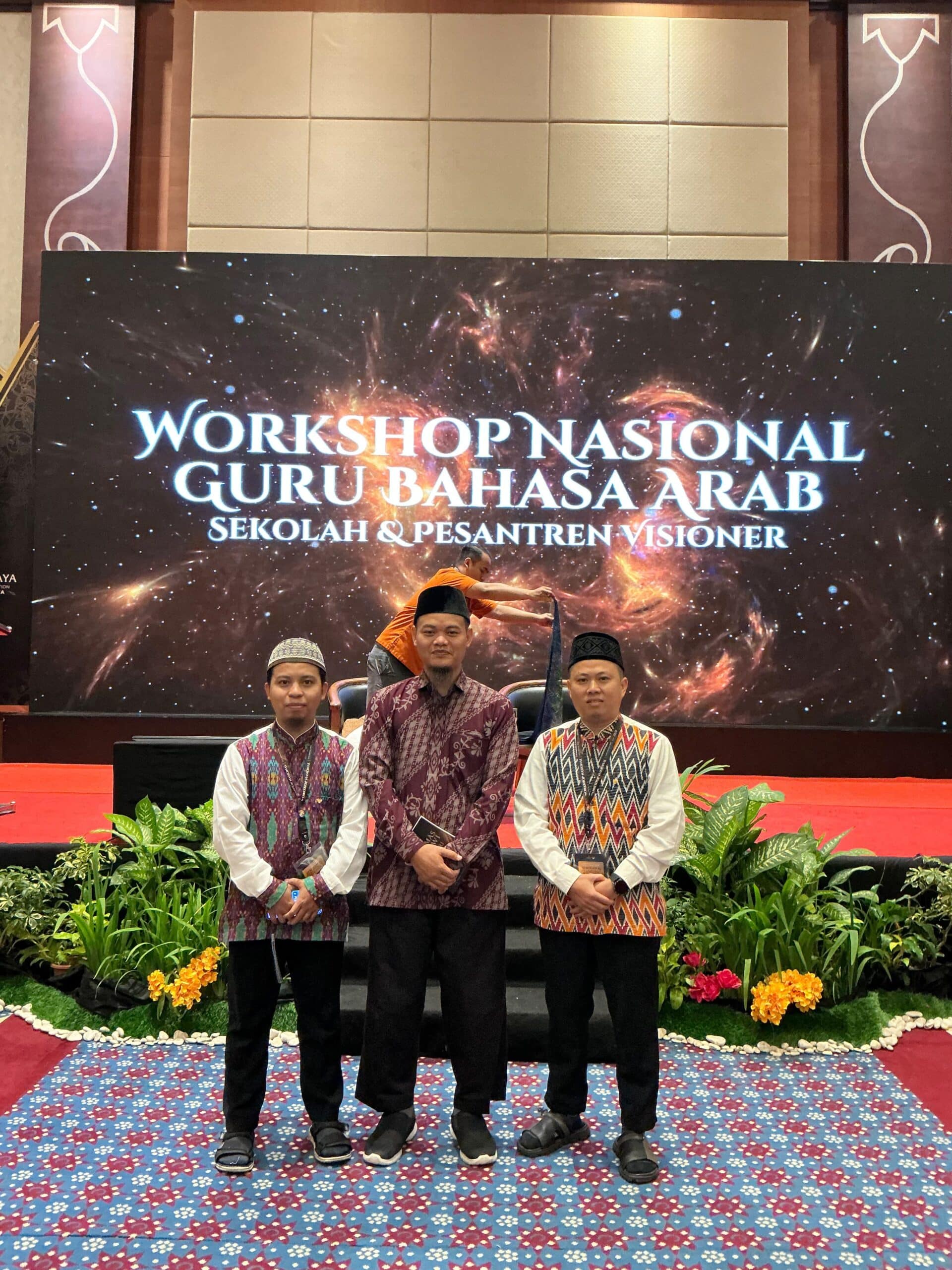 Pimpinan MSQ hadiri Workshop Nasional Guru Bahasa Arab “Sekolah dan Pesantren Visioner” di Yogyakarta. Sumber: dokumentasi internal MSQ.