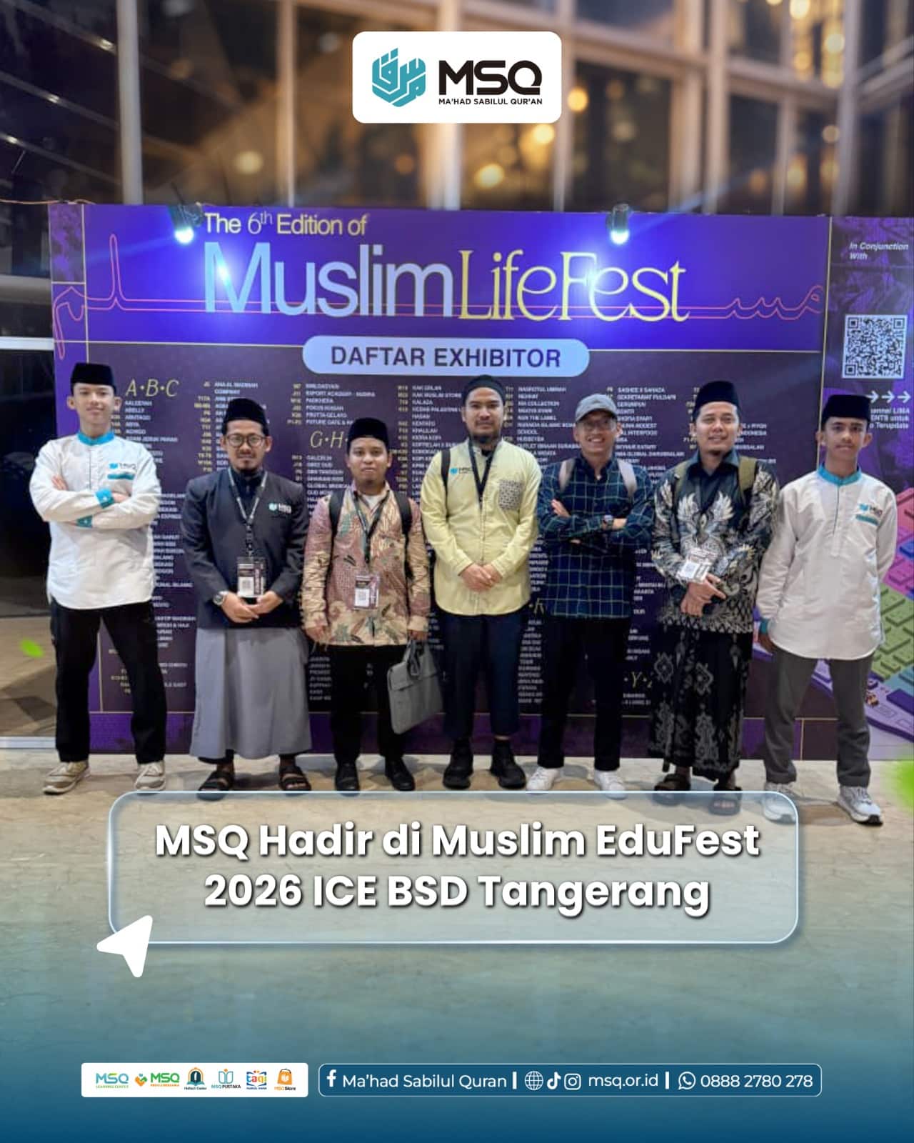 MSQ Hadir di Muslim EduFest 2026 ICE BSD Tangerang