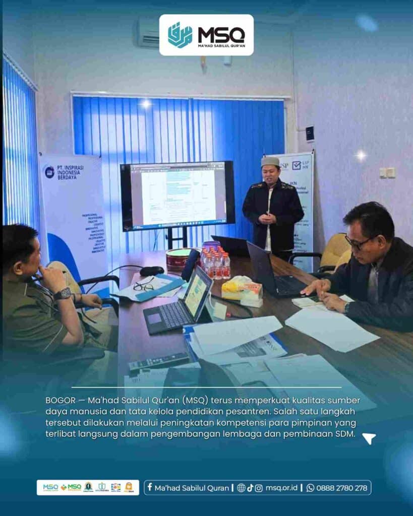 Ust. Agus Fadilla Sandi mengikuti Asesmen Instruktur Master KKNI Level 6 dan Level 4 sebagai bagian dari uji kelayakan dan penguatan kompetensi